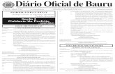 1 Diário Oficial de Bauru - bauru.sp.gov.br · de Imóveis de Bauru, caracterizado no desenho SP nº 4928 como Área 3, descrito na certidão nº 2160/12, item 1º. 2. Alargamento
