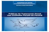 Práticas de Tratamento Penal nas Unidades Penais do Paraná · a lei de execuÇÃo penal e o tratamento penal 3. o estatuto penitenciÁrio 4. a comissÃo tÉcnica de classificaÇÃo