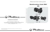 Manual de Instruções Motobombas Serie BNH BN - Pooltec · escorvamento). 1 - Leia as instruções na plaqueta de identificação do motor e verifique se a motobomba está adequada