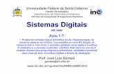 Aula 1-T - Departamento de Informática e Estatísticaguntzel/ine5406/SD_aula1T.pdf · Universidade Federal de Santa Catarina Centro Tecnológico Departamento de Informática e Estatística
