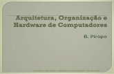 Arquitetura, Organização e Hardware de Computadores · Estatutos do Clube do Bolinha. ... Eletrônica: estudo dos fenômenos que ... Os circuitos com transistores estudados replicam