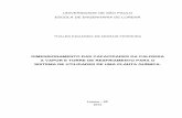 DIMENSIONAMENTO DAS CAPACIDADES DA CALDEIRA A VAPOR E ...sistemas.eel.usp.br/bibliotecas/monografias/2012/MIQ12018.pdf · 6.3 Dimensionamento do sistema de distribuição de água