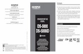 GRAVADOR DE VOZ DIGITAL DS-5000 DS-5000iD · nomes de produtos e números de modelos. ... expelidos gases no terminal +. Não cubra nem bloqueie o terminal. Aviso As pilhas não devem