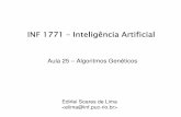 INF 1771 INF 1771 ––––Inteligência ArtificialInteligência ...edirlei.3dgb.com.br/aulas/ia/IA_Aula_25_Algoritmos_Geneticos.pdf · mecanismo de seleção natural que atua
