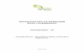 RECONSTRUÇÃO DA BARRAGEM ROSA LUXEMBURGOlicita.seplag.ce.gov.br/pub/145177/JAGUARUANA - AÇUDE ASA ROSA... · 4.4 Volume de escavação e aterro para fundação 4.5 Regularização