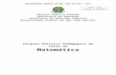 [capa] - UFSJ | Universidade Federal de São João del-Rei  · Web view2011-06-21 · Desenho Geométrico 4 Geometria Espacial – DEMAT 36 36 72 Estágio Supervisionado I – –