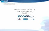 Relatório PMAQ Saúde Bucal 2015 - rio.rj.gov.br · Relatório PMAQ/Saúde Bucal 2015 | 2 foram criadas dimensões e subdimensões para o componente da avaliação externa das equipes