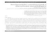 Interpretação constitucional e sincretismo metodológico · in: Virgílio Afonso da Silva (org.), Interpretação constitucional, São Paulo: Malheiros, 2005: 115-143. [se fizer