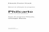 Manual Philcarto PT final - Educadores · breve apostila em português sobre a utilização do módulo básico do Philcarto. ... Philippe Waniez e está disponível em quatro idiomas: