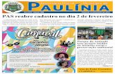 PAS reabre cadastro no dia 2 de fevereiro - paulinia.sp.gov.brpaulinia.sp.gov.br/uploads/semanarios/semanario-888.pdf · lazer, esportes, atividades culturais e educativas, além
