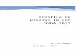 APOSTILA DE WINDOWS 7 COM VIRTUAL … · Web viewAPOSTILA DE WINDOWS 10 COM NVDA 2017 Title APOSTILA DE WINDOWS 7 COM VIRTUAL VISION 7 Author VALTER JÚNIOR Last modified by Valter