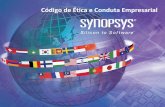 Código de Ética e Conduta Empresarial - synopsys.com · objetivos de prazo e comercialização e proporcionar um apoio de nível superior. A Synopsys foca-se em melhorias e avanços