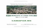 PMS 2014 2017 - Camapuã - Versão Final 21-02 · estado de mato grosso do sul prefeitura municipal de camapuÃ secretaria municipal de saÚde plano municipal de saÚde 2014-2017