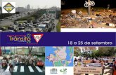 18 a 25 de setembro - Prefeitura de Florianópolis · 19h 00min às 21h 00min – Palestra no SEST SENAT- Álcool, drogas e direção, teatro sobre educação no trânsito com distribuição