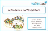 A Dinâmica do World Café - Cidadania & Cultura · André Benito, Dalete N’tchama, Diana Gomes, Rita Diniz, Thammy Couto. A Dinâmica do World Café