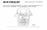 Manual do Usuário Alicate Amperímetro com Termômetro IV ...translate.extech.com/instruments/resources/manuals/EX830_UM-pt.pdf · Alicate Amperímetro com Termômetro IV Extech