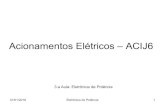 Acionamentos Elétricos ACIJ6 - drb-m.org Aula_ACIJ6_Eletronica de Potencia.pdf · Eletrônica de Potência A eletrônica de potência trata das aplicações de dispositivos semicondutores