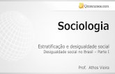 Sociologia - qcon-assets-production.s3.amazonaws.com · Desigualdade social no Brasil O que produz a pobreza brasileira? • Concentração de poder e renda • Desigualdade de acesso