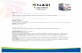SulanPlast - Sinteplast · Rendimento teórico, variação de acordo com o substrato sobre o qual o produto será aplicado, devido às diferentes porosidades. ... Lavar as mãos,