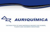 Apresentação Auriquímica - Auriquimica DE ATUALIDADES... · Composição Química: alquil-sulfônico-fenol-éster; Viscosidade 20ºC (mPas): 125; 3Densidade: 1.055 g/cm ... Para