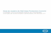 Guia do usuário do Dell Data Protection Console · Para ver os detalhes sobre o DDP Console, políticas, serviços em funcionamento e logs, clique no ícone de engrenagem no lado
