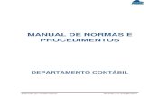 MANUAL DE NORMAS E PROCEDIMENTOS - …extranet.vivario.org.br/wp-content/uploads/2013/03/ManualNormasPro... · 6. Balanço Patrimonial 6 7. Procedimentos para Elaboração do Balanço
