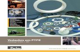 Vedações em PTFE - parkits.com.br · O elemento em borracha mantém a vedação em PTFE em constante contato com a superfície da vedação. Para aumentar as características físicas