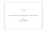 USP Comissão de Legislação e Recursos ATA 20.02 · Alteração de Regimento Interno do ICMC submetida pelo Instituto de Ciências Matemáticas e de Computação tendo como proponente