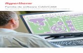 Família de software CAD/CAM - hyperthermcam.com · facilita a criação de layouts para dutos de HVAC, peças mecânicas, peças para cozinha, peças industriais, telhados ... •