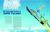 DE TUCANO PARA O SUPER TUCANO - revistaflap.com.br · os seus dois primeiros aviões Super Tucano A-29, iniciando a fase de transição para uma nova ae- ... 5901, 02 e 03) foram