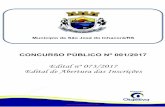Município de São José do Inhacorá/RS - Ômega Concursos · Descrição Analítica : Incentivar nas crianças ou adolescentes hábitos de higiene, de boas-maneiras, de educação