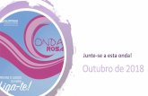 Junte-se a esta onda! Outubro de 2018 - ligacontracancro.pt · Contextualização •É importante falar do cancro da mama porque é o cancro mais comum na mulher portuguesa afetando