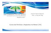 Curso de Perícias e Aspectos no Novo C.P.C.ibape-nacional.com.br/biblioteca/wp-content/uploads/2017... · 2017-08-22 · NBR-14037/98 -ABNT -Manual de operação, ... (07 de set.