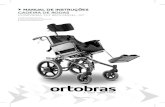 Manual de instruções cadeira de rodas - Casa Ortopédica - Muita … · 2015-09-16 · Este Manual do usuário contém várias sugestões para ... destinado ao uso por crianças