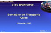 Tyco Electronics - Transportes & Negócios · 8 linhas de Montagem recebidas da Rep. Checa e França em 2002 1.500 m2 de área coberta produtiva construida em 2003 Expansão: 2.200