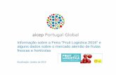 Informação sobre a Feira “Fruit Logistica 2016” e alguns ... · alemã de frutas e hortícolas frescas portuguesas, atingindo um valor total recorde de 50,9 milhões de Euros