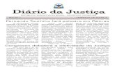 Fernando Tourinho fará palestra em Palmas - wwa.tjto.jus.brwwa.tjto.jus.br/diario/diariopublicado/3.pdf · Fernando Tourinho fará palestra em Palmas O renomado jurista paulista