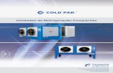 Unidades de Refrigeração Compactas Industrial COLD... · de projectos de refrigeração. O nosso produto adapta-se sem modi ﬁ cações tanto em câmaras de alvenaria (tradicionais)