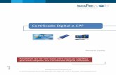 Certificado Digital e-CPFportal.safeweb.com.br/portals/25/manuais/ManualEcpf.pdf · A Autoridade Certificadora Safeweb RFB (Receita Federal Brasileira) oferece a emissão de Certificados