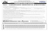 CIRURGIÃO DENTISTA (PRÓTESE) - s3.amazonaws.com · a) Este Caderno, com 40 (quarenta) questões da Prova Objetiva, sem repetição ou falha, conforme distribuição abaixo. Examine