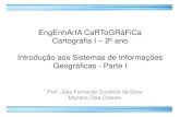 EngEnhArIA CaRToGRáFiCa Cartografia I 2º ano Introdução ...docs.fct.unesp.br/docentes/carto/JoaoFernando/EngeCart/Carto_I/... · Divisão de Processamento de Imagens - DPI). •