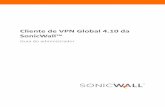 Cliente de VPN Global 4.10 da SonicWall™software.sonicwall.com/Manual/232-003876-00_RevA_Global... · 2017-07-20 · Especificar opções de inicialização do Cliente de VPN Global