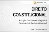 DIREITO CONSTITUCIONAL - qcon-assets-production.s3 ... · Princípios de Direito Constitucional Internacional Repúdio ao terrorismo e ao racismo (Art. 4º inc. VIII): “Adesão