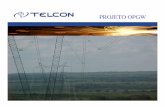 303O OPGW TELCON - Tecnico-resumo.ppt)‡ÃO OPGW TELCON... · Para instalação em sistemas de linhas distribuição e transmissão de energia elétrica: ... ferragens, cargas de