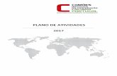PLANO DE ATIVIDADES · No ano de 2017, continuará o ... •Qualificação da rede de ensino do português no ... Taxa de execução do plano de formação aprovado Plano de Formação