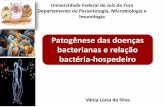 Patogênese das doenças bacterianas e relação bactéria ...ªnese-das-doenças... · Comunidades estruturadas de células microbianas envolvidas por exopolissacarídeos e aderidas