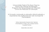 Universidade Federal De Santa Catarina Centro De Ciências ... · formação continuada na rede municipal no período de 2001 a 2012. Inventário do processo de formação continuada