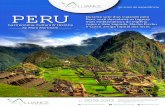 30 anos de experiência PERU - alliancetur.com.br · 25 de Maio 26 de Maio 27 de Maio 28 de Maio 29 de Maio 30 de Maio 31 de Maio data PERU Gastronomia, Cultura & História by Mara