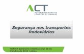 TÍTULO DA APRESENTAÇÃOarchive.etsc.eu/documents/Work Related Road Safety Portugal... · TÍTULO DA APRESENTAÇÃO 12 de Dezembro de 2008 90 acidentes mortais comunicados e inquiridos