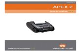 apex2 ops 7A300019 RevB - codeprint.com.br¡rio... · sobre o seu cinto e permita que a impressora fique suspensa a partir do quadril esquerdo ou direito. Para liberar a impressora,